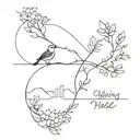 everything in life is a passing phase design tattoo design idea