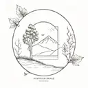 everything in life is a passing phase design tattoo design idea