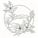 everything in life is a passing phase design tattoo design idea