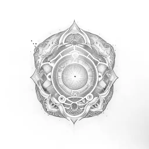 5th circles and elf ring tattoo design idea