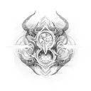 5th circles and elf ring tattoo design idea