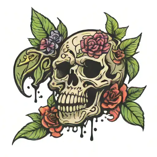 STONER TATTO WICH IS LOVE" surrounded tattoo design idea