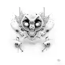 Juice Wrld 999 tattoo design idea