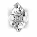 K playing card tattoo design idea