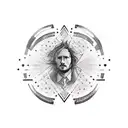Ben Howard logo with amber run logo merged  tattoo design idea