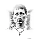 Ben Howard and alt-J theme with quotes and logos tattoo design idea