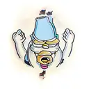 The Simpson tattoo design idea