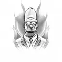 Los Simpson tattoo design idea
