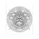 Aztec calendar tattoo design idea