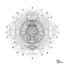 Aztec calendar tattoo design idea