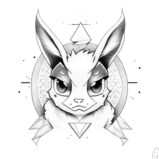 eevee tattoo design idea