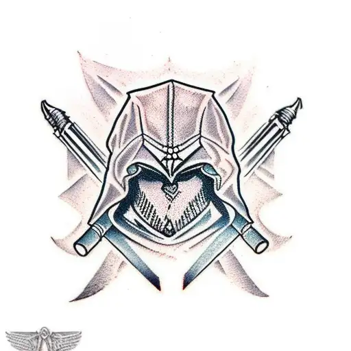 assassins creed tattoo design idea