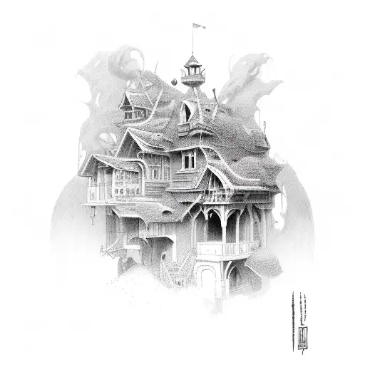 imagination tattoo design idea