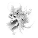 imagination tattoo design idea