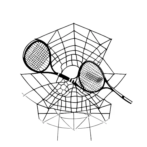 tennis sport tattoo design idea
