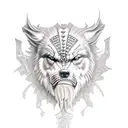 lobo tattoo design idea