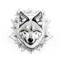 lobo tattoo design idea