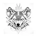lobo tattoo design idea