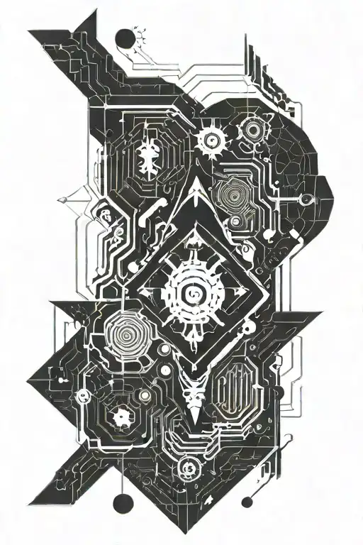 Korean tattoo design idea