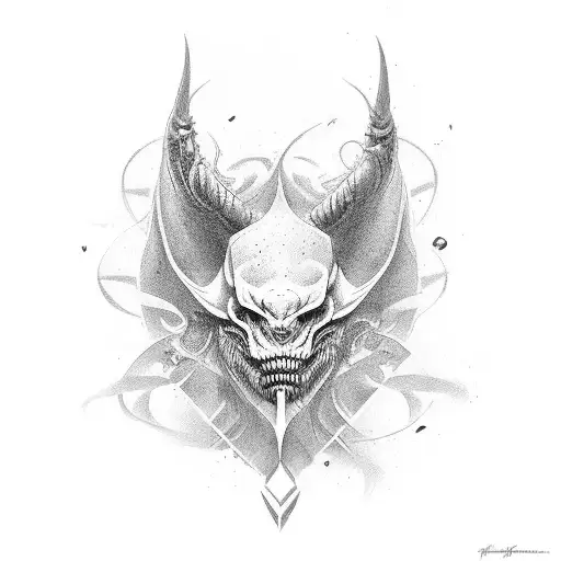 Neo tribal Forarm tattoo design idea