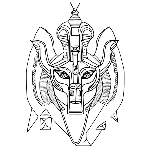 Anubis tattoo design idea