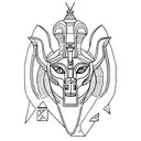 Anubis tattoo design idea