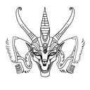 Anubis tattoo design idea