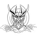 Anubis tattoo design idea