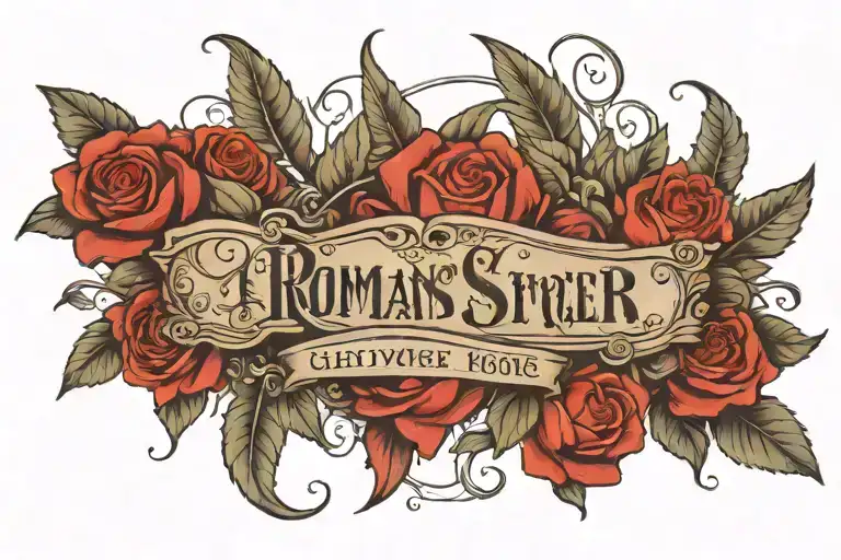 romans 8:18 Yet what we suffer tattoo design idea