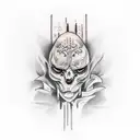 Let Them Hate As Long As They Fear quote tattoo design idea