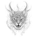 Let Them Hate As Long As They Fear quote tattoo design idea