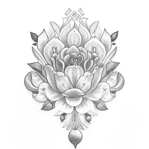 jewel, purity, devotion to god, hyacinth, delilah, Amanda tattoo design idea