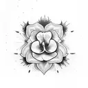 jewel, purity, devotion to god, hyacinth, delilah, sea, god tattoo design idea