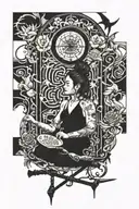 patience, suffering, hardwork patience discipline tattoo design idea