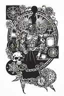 patience, suffering, hardwork patience discipline tattoo design idea