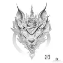 g j tattoo design idea