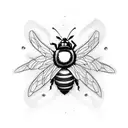bumble bee  tattoo design idea