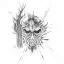 silent hill  tattoo design idea