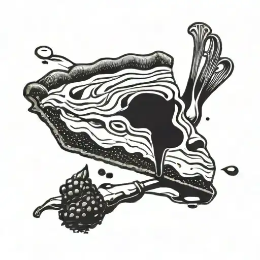 Make a pie tattoo design idea