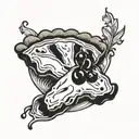 Make a pie tattoo design idea