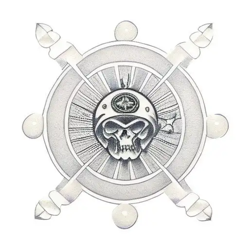 medallion tattoo design idea