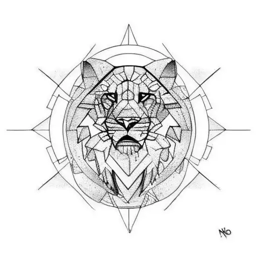 Soni's Tattoo Studio - Zodiac Leo Tattoo Zodiac Taurus Tattoo Geometric  Lion Tattoo Geometric Bull Tattoo Soni's Tattoo & Nail Art Studio Shop no.  26-27, 1st floor City Square Apartment, Lunsikui, Navsari (