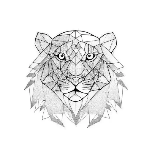 Top 57 Geometric Lion Tattoo Ideas 2021 Inspiration Guide