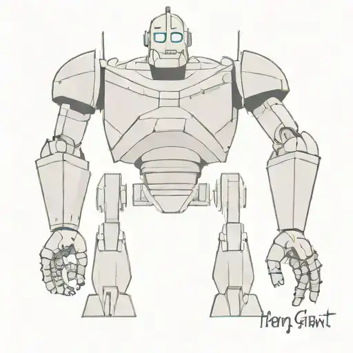 iron giant you are who you choose to be  tattoo design idea