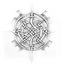 Celtic Knot, celtic cross,  tattoo design idea
