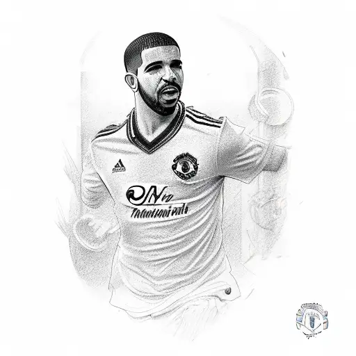 Drake and manchester united tattoo design idea