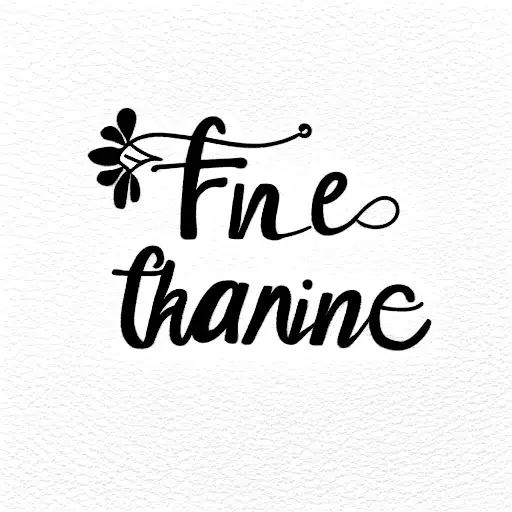Fine line literal text "This too shall change" in a typewriter font. With tulips tattoo design idea