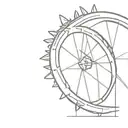 Wagon Wheel  tattoo design idea
