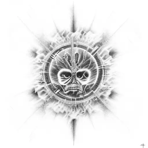 Radiate. Recongnize one slient call as we all form one dark flame  tattoo design idea