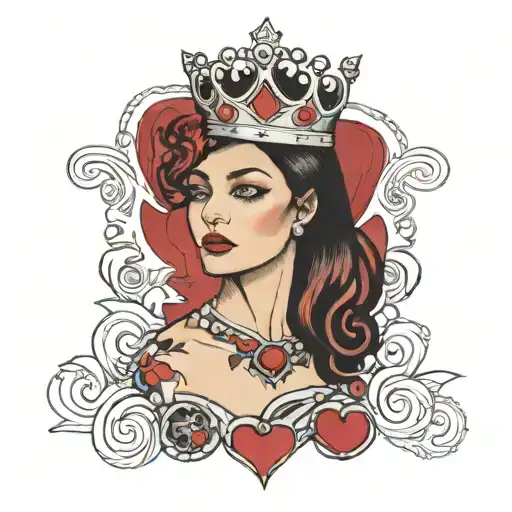 Nicole with a heart as the o and a crown at the end tattoo design idea